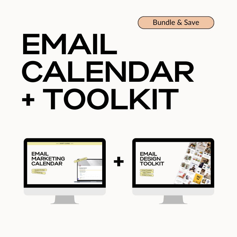 Email Marketing Calendar Course & Email Design Toolkit [Bundle]