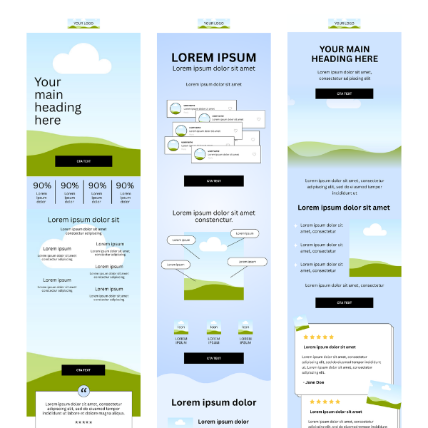 Email templates not designed