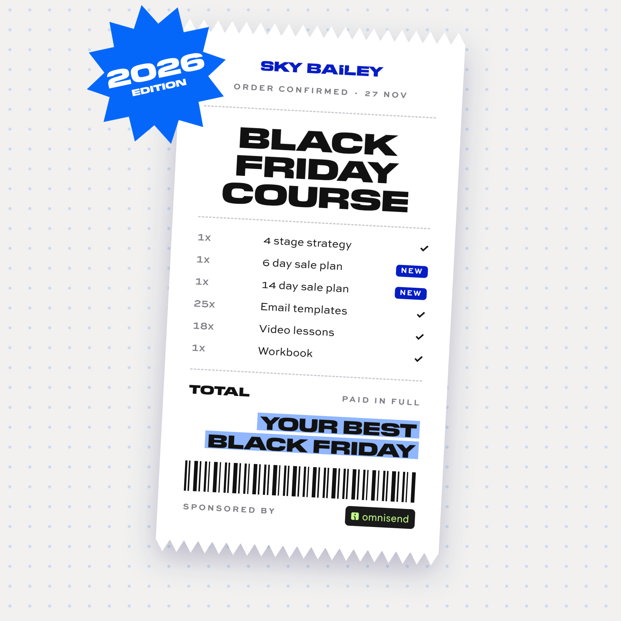 2026 Black Friday Email Strategy