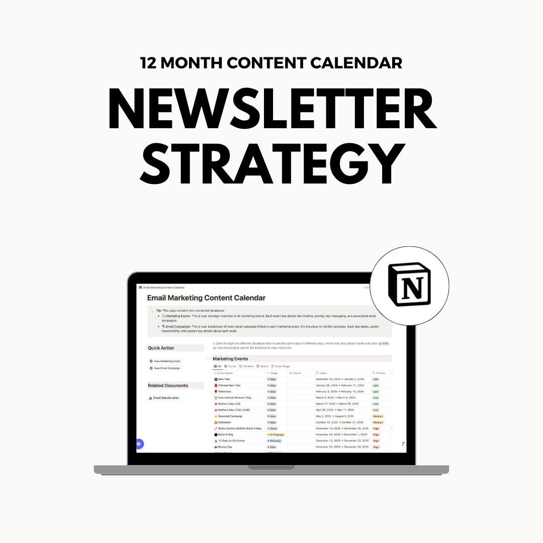 Email Newsletter Strategy